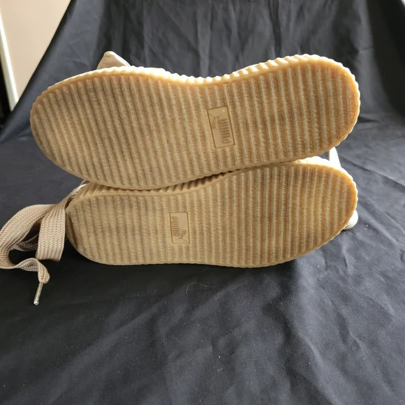 Fenty X Puma Chic Beige Espadrilles with Bow Accent - Picture 4 of 7